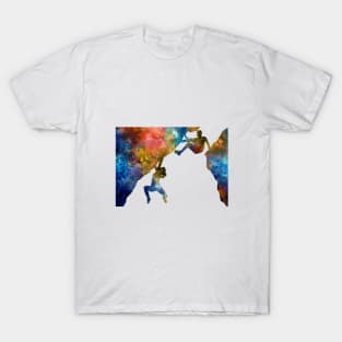 Rock climbing couple T-Shirt